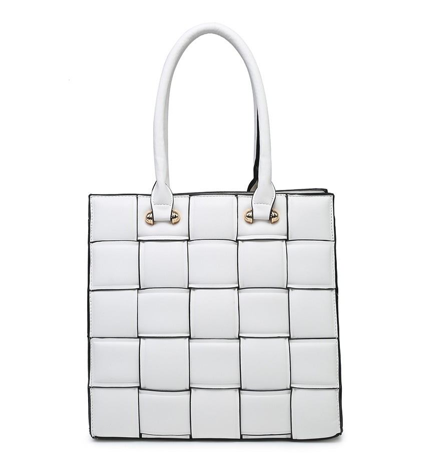 Ladies Fashion Geometric Cross Square Bag A36898