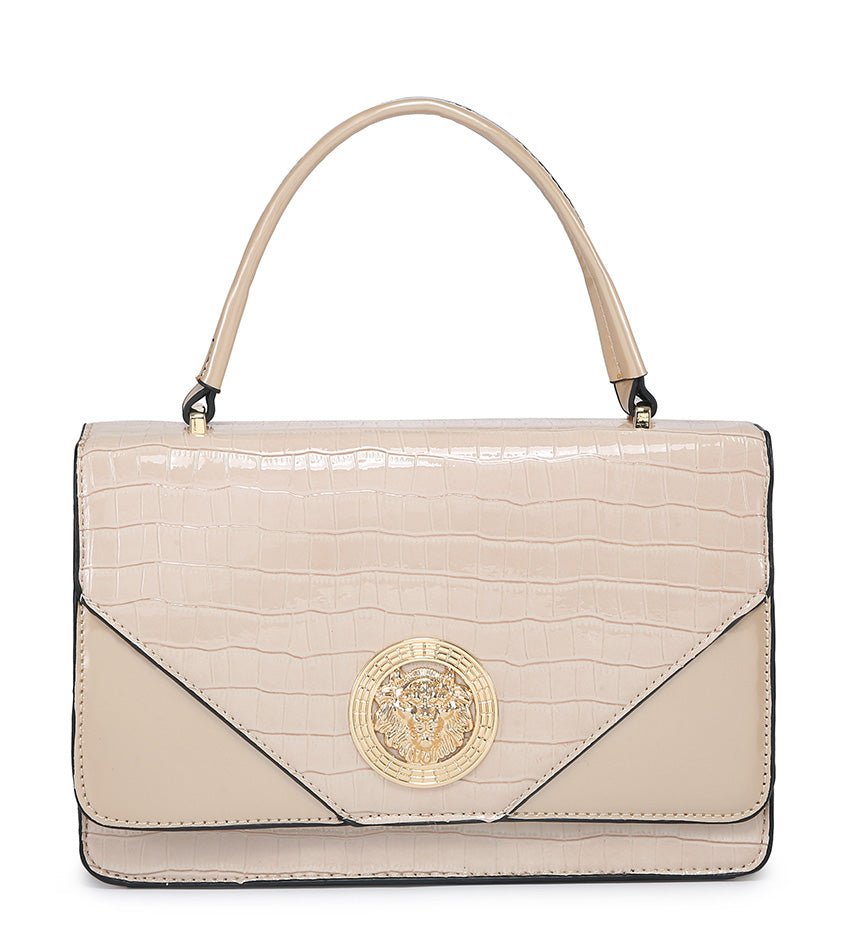 PU Ladies Handbag With Lion Face Trade Mark Registered A36943