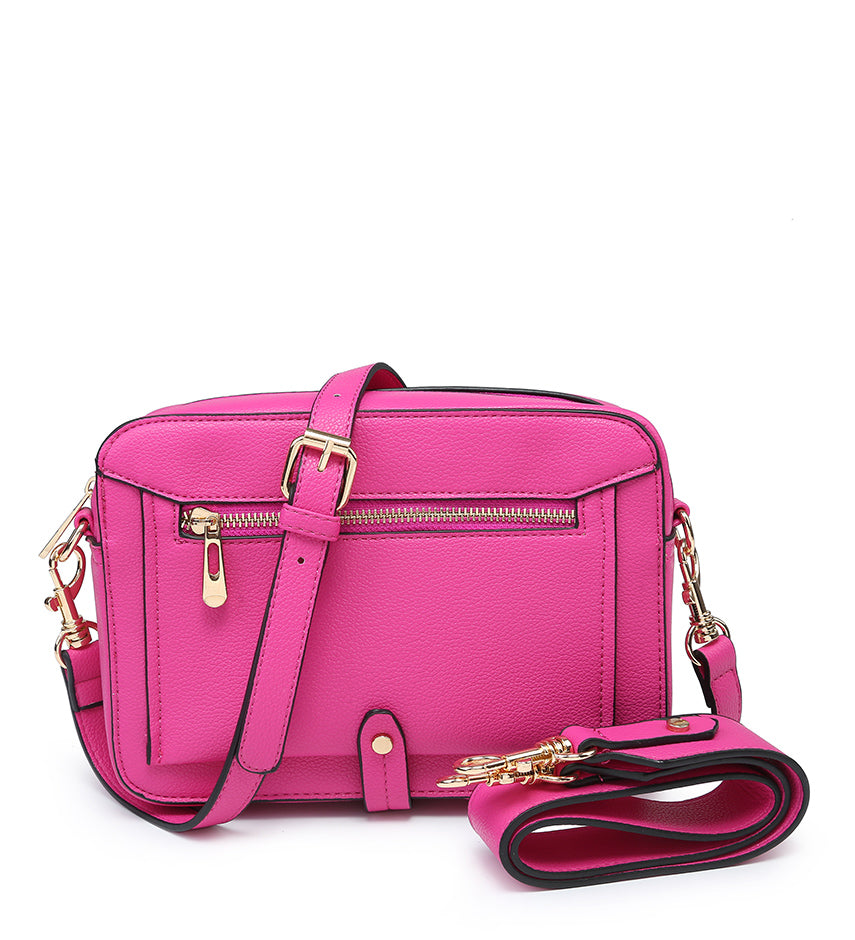 Fashion Crossbody Bag With Extra Replaceable Strap ZQ-793